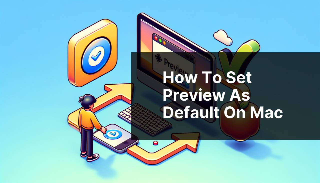 how to set preview as default on mac