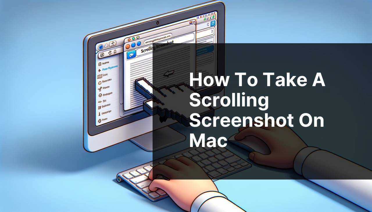 how to take a scrolling screenshot on mac