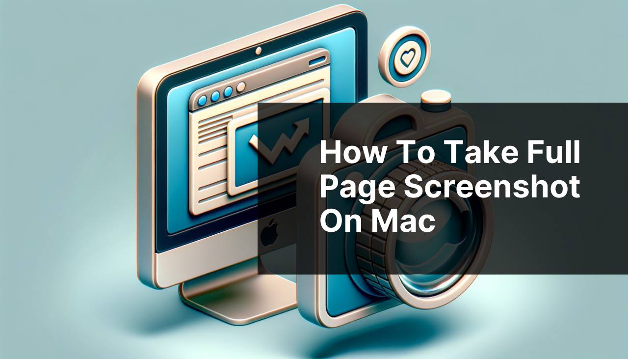 how to take full page screenshot on mac