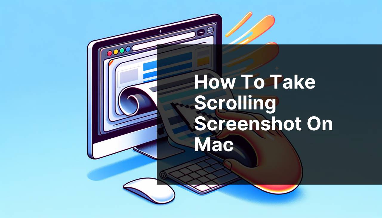 how to take scrolling screenshot on mac