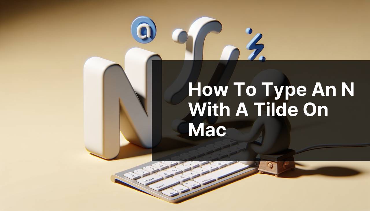 how to type an n with a tilde on mac