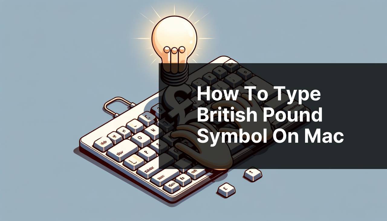 how to type british pound symbol on mac