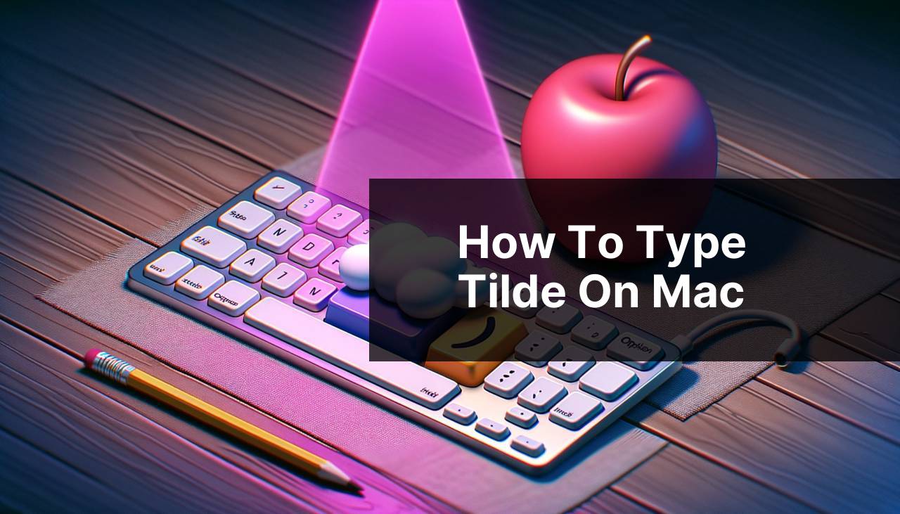 how to type tilde on mac