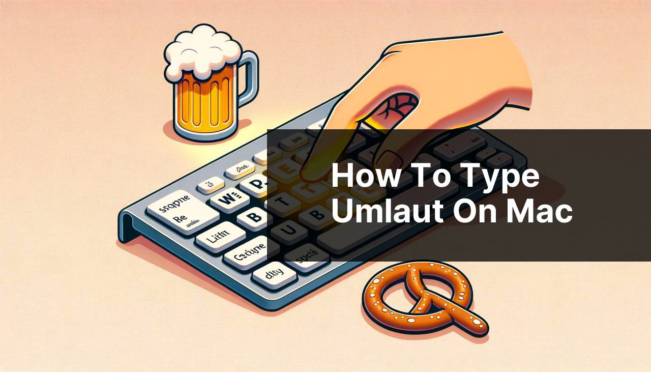 how to type umlaut on mac