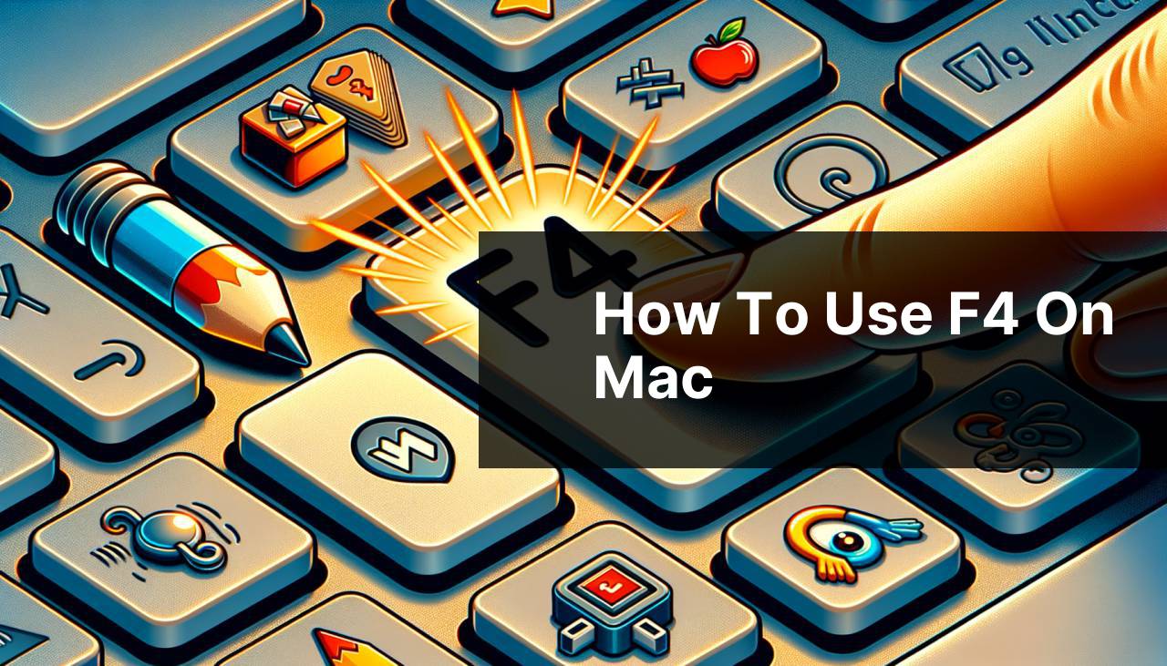 how to use f4 on mac