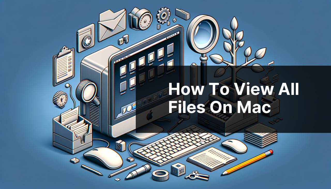 how to view all files on mac