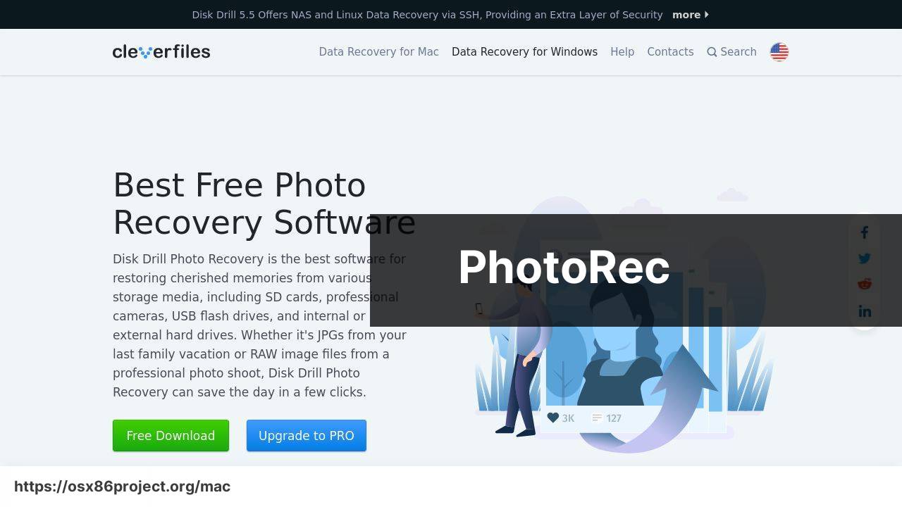 https://www.cleverfiles.com/photo-recovery-software.html screenshot