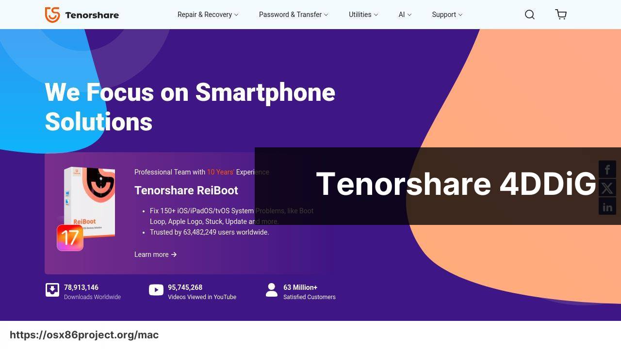 https://www.tenorshare.com screenshot