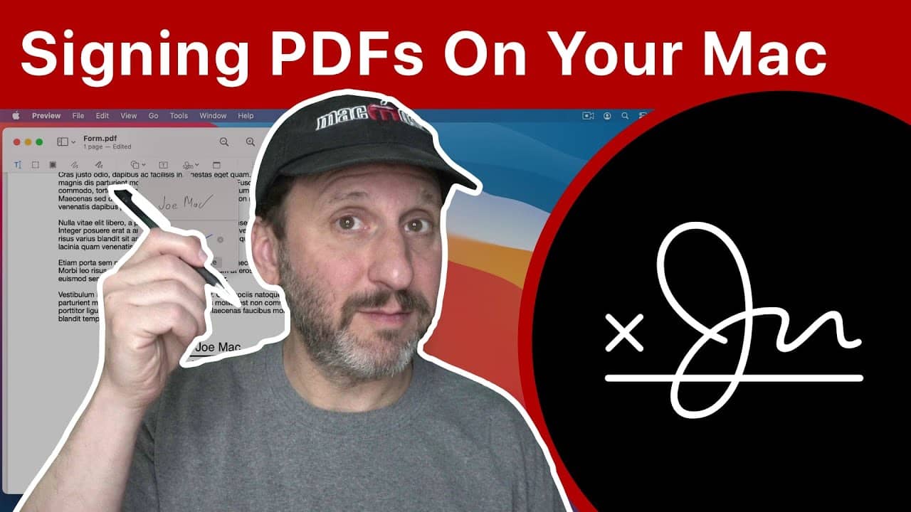 Sign PDFs on Mac | MacMost Guide