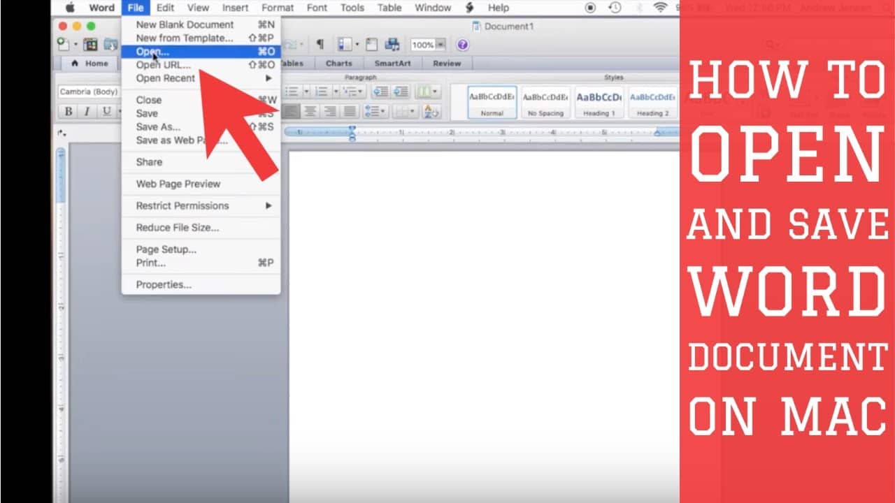 Mac Users: Open and Save Word Docs - Quick Guide