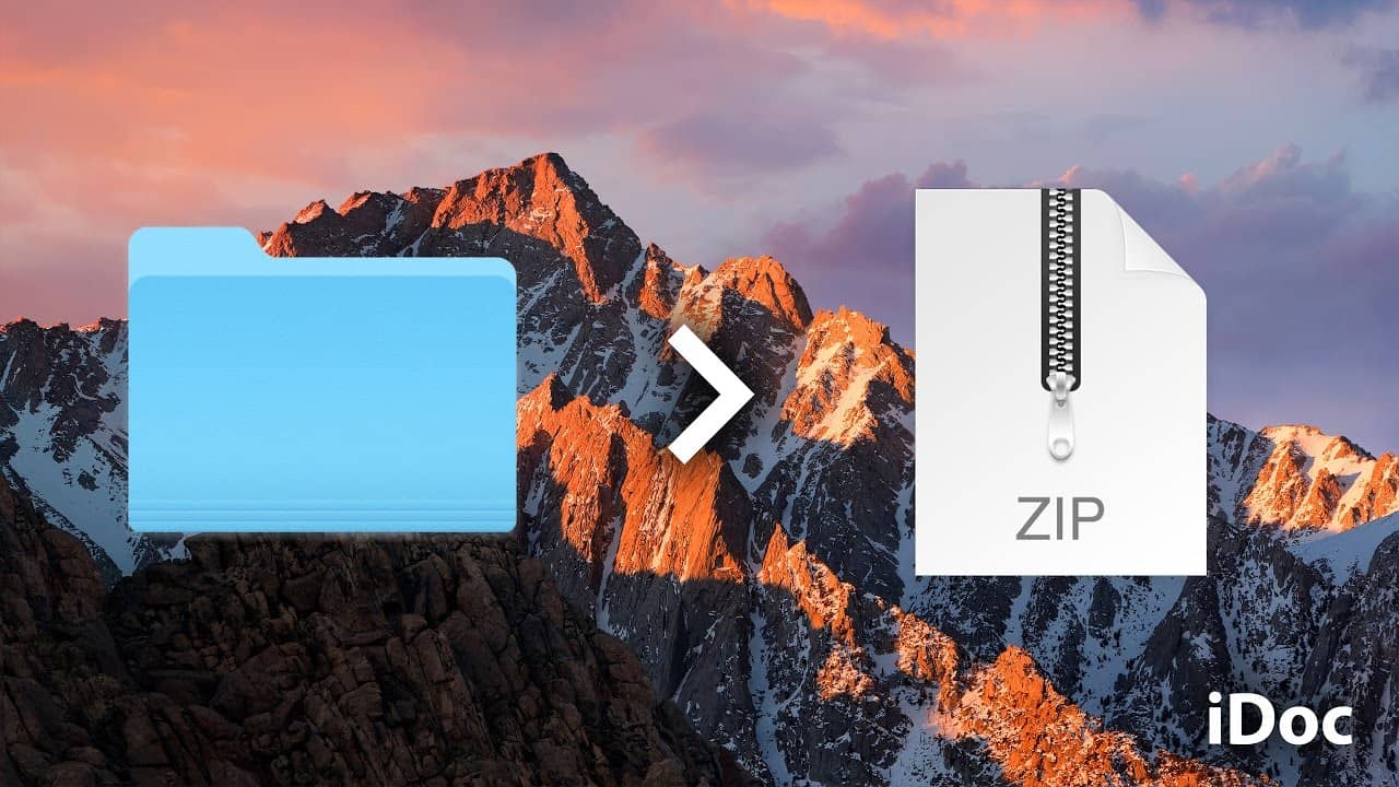 Mac: Easily Compress Multiple Files