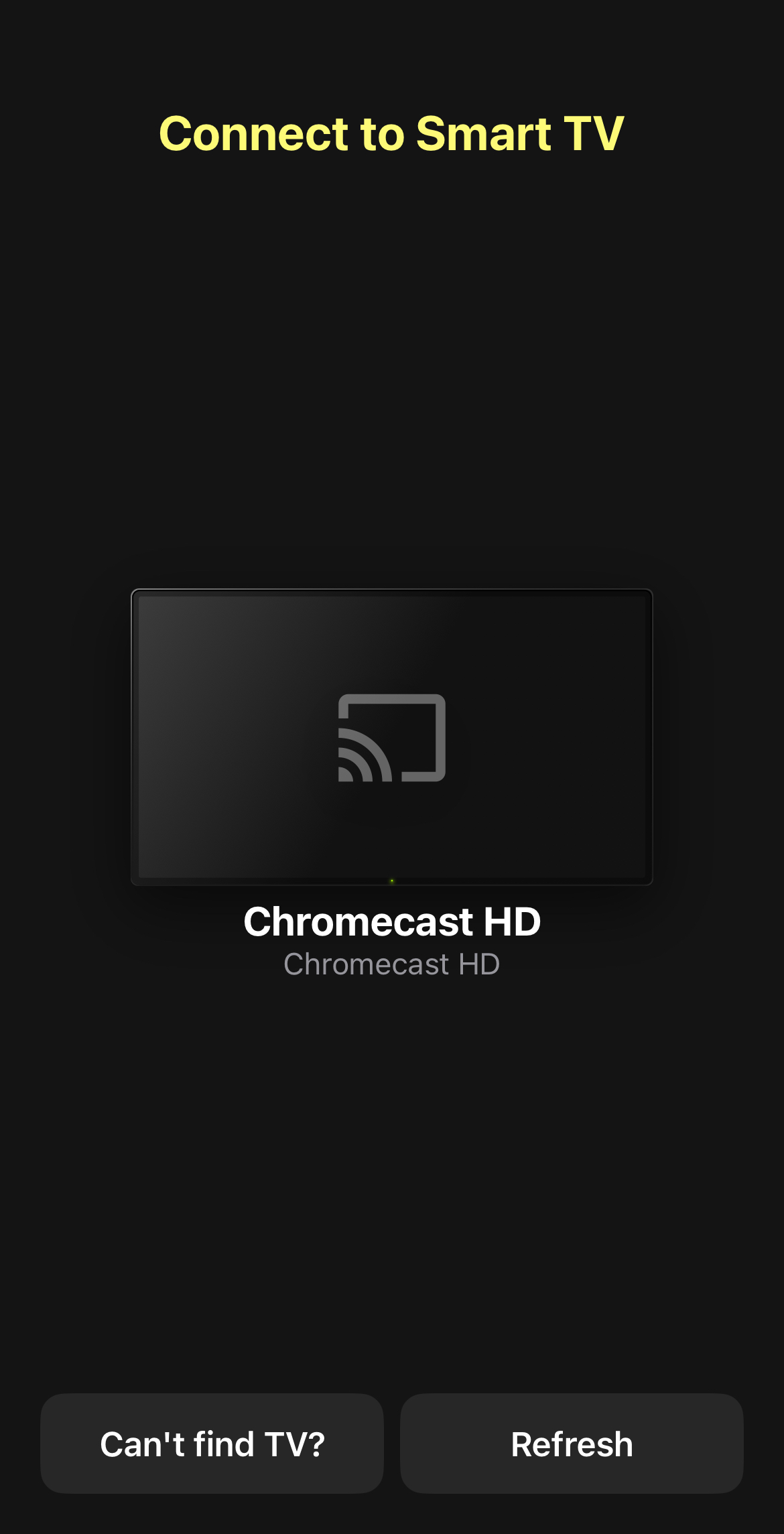 iPhoneをDoCastを通じてChromecastに接続