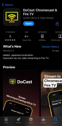 DoCast in the App Store